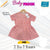 H.M Jersey Frocks(Sunflower) – Summer Wear for Girls
