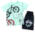 Boys 2-Piece Suit – Cycle Design (Half Sleeves)