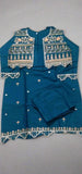 3-Piece Embroidered Doria Lawn Suit with Separate Koti