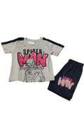 Boys 2-Piece Suit – Spider man Design (Half Sleeves)