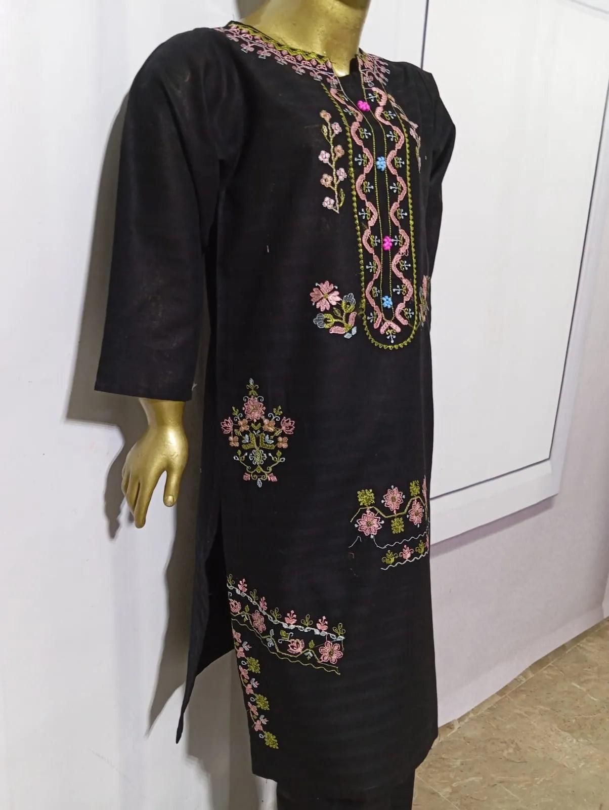 2-Piece Embroidered Jacquard Lawn Suit - Elegant & Comfortable