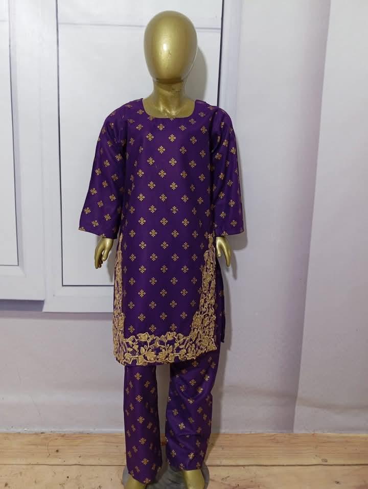 Elegant 2-Piece Embroidered Outfit