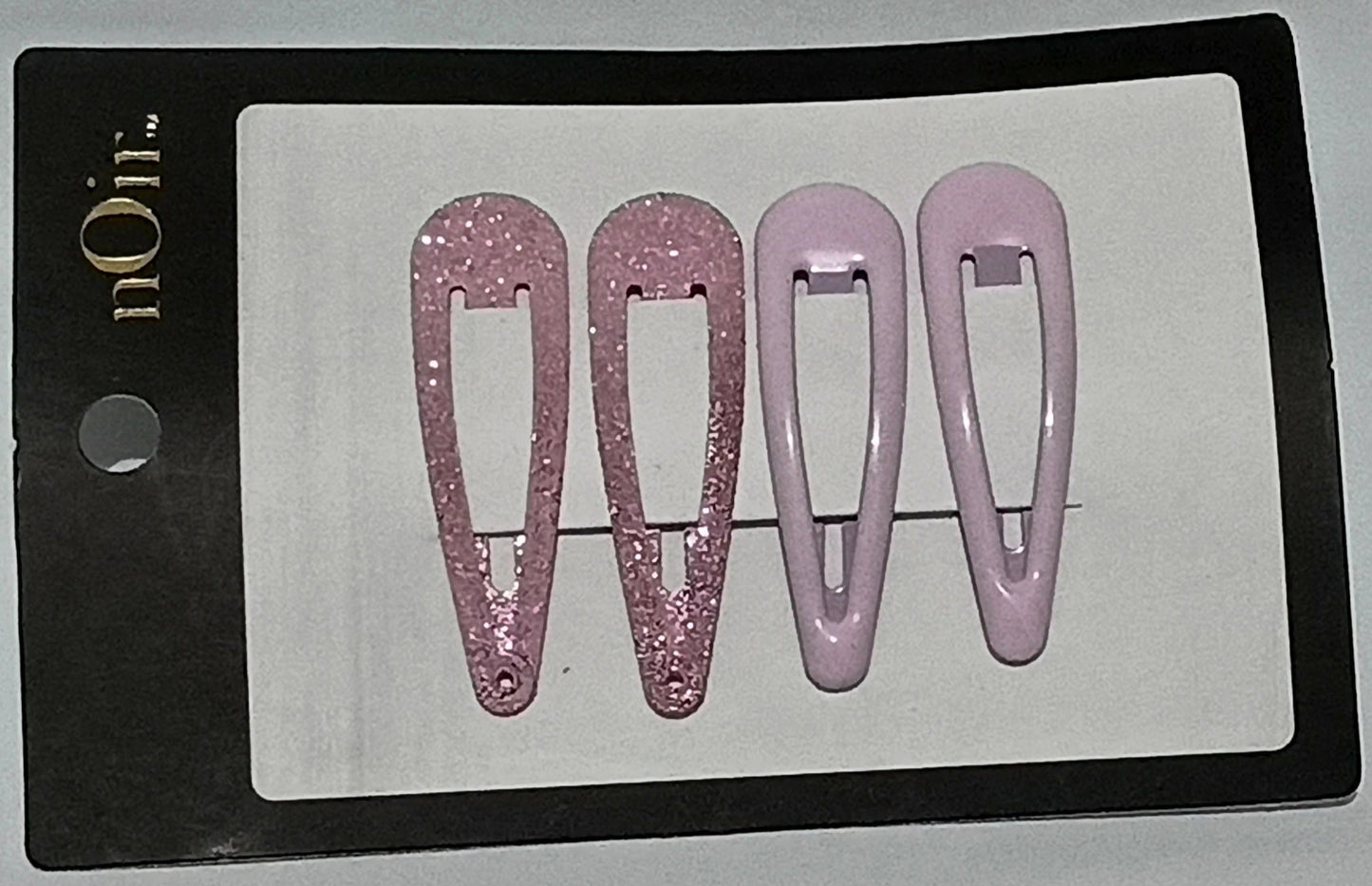 Glitter Snap Hair Clips – Set of 4 for Kids
