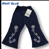 Zara Embroidered Bell Bottom Jeans – Trendy & Stylish Denim