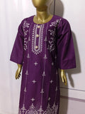 2-Piece Embroidered pure doria lawn