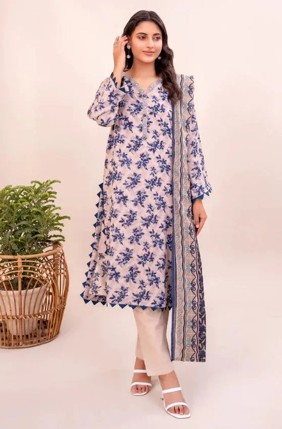 Sohaye 3 Piece Unstitched Lawn Suit – Doriya Collection