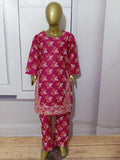 Elegant 2-Piece Embroidered Outfit
