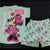 Mini Mouse Print Kids' T-Shirt & Shorts Set – Adorable & Comfy Outfit for Little Cuties