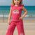Barbie 2-Piece Jersey Tank Top & Capri Set for Girls