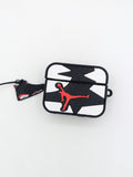 Jordan-Inspired Shockproof AirPods Case – With Sneaker Keychain