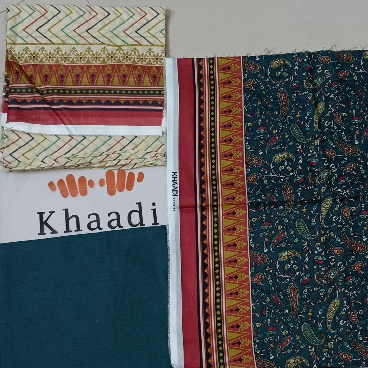 Khaadi SS'25 Doriya Edition – Unstitched 3 Piece Printed Lawn Suit