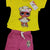 Trendy Kids' Summer Outfit – Cute Cartoon Printed T-Shirt & Shorts Set