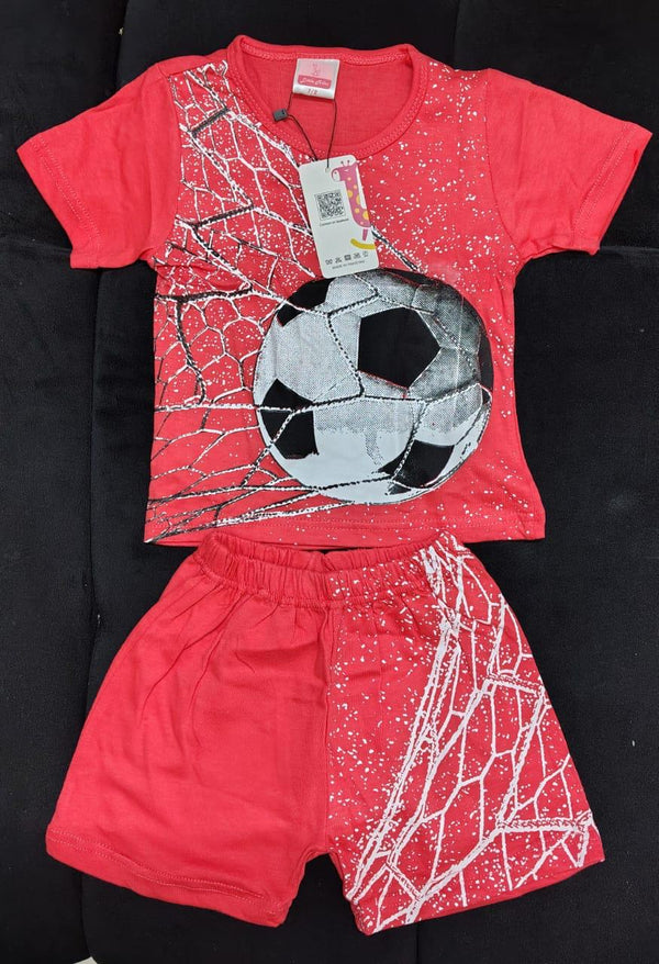 Kids Boys Jersey T-Shirt and Shorts Set