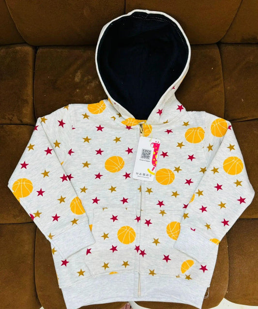 Fleece Basket Ball Zipper