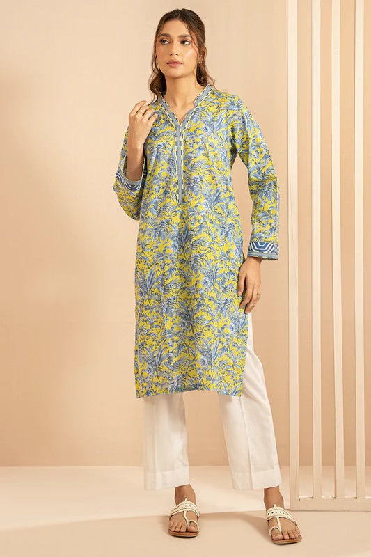 Zellbury Printed Lawn Kurta – Breezy Everyday Comfort