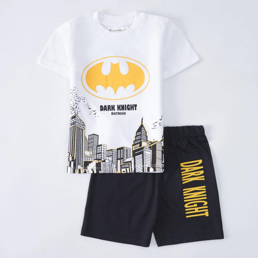 Boys 2-Piece Suit – Batman Design (Half Sleeves)