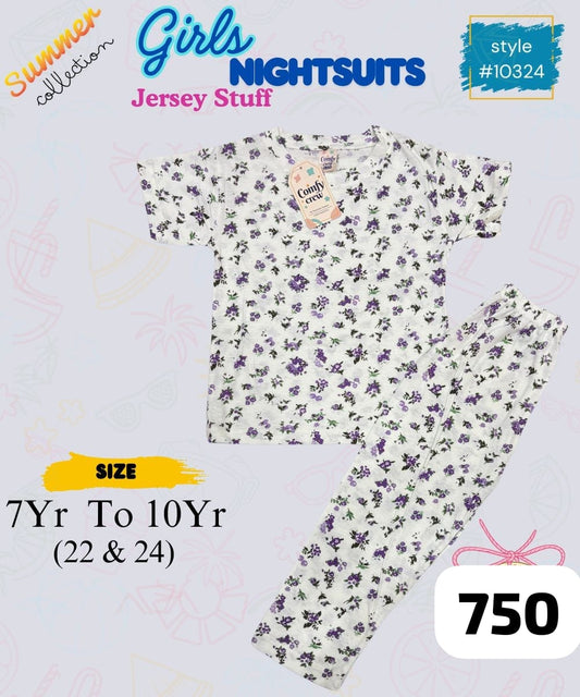 Fine Jersey Night Suits for Kids – Cool & Comfy Summer Sleepwear