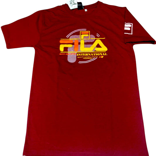 FILA International Fine Jersey Logo T-Shirt - Premium Cotton Comfort