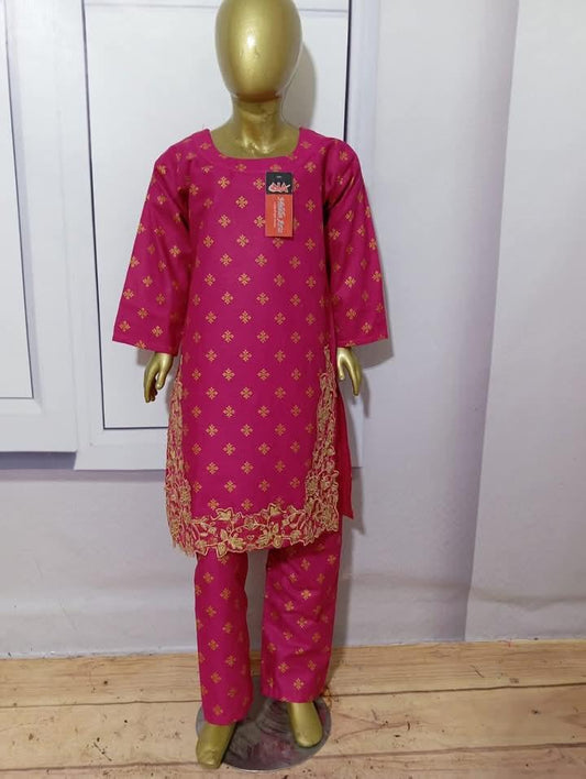 Elegant 2-Piece Embroidered Outfit