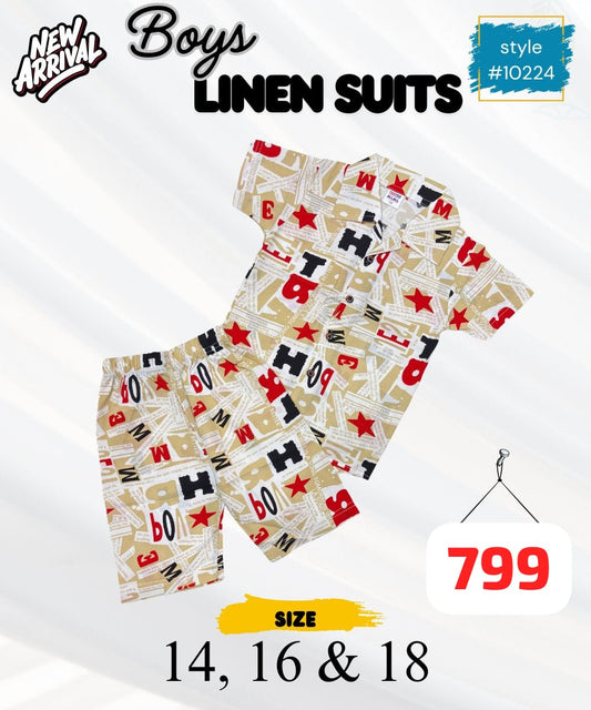 Boys Stylish Summer Suit – Cool & Comfy Outfit