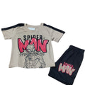Boys 2-Piece Suit – Spider man Design (Half Sleeves)