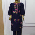 2-Piece Embroidered Jacquard Lawn Suit - Elegant & Comfortable