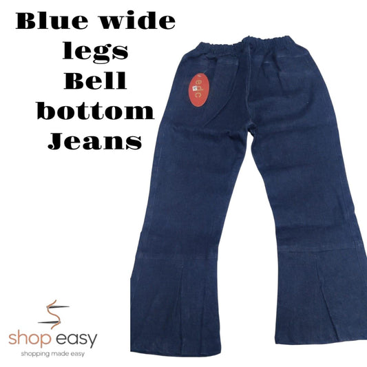 Plain Bell Bottom Jeans - Stylish & Comfortable