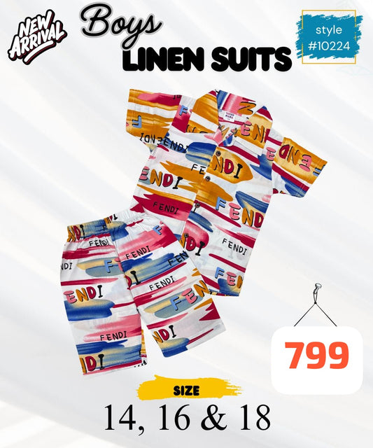 Boys Stylish Summer Suit – Cool & Comfy Outfit