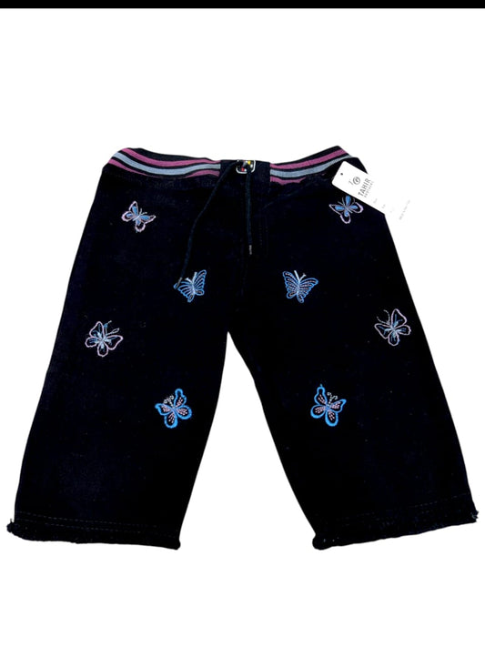 Premium Branded Ribbed Shorts – Stylish & Comfy Casual Wear