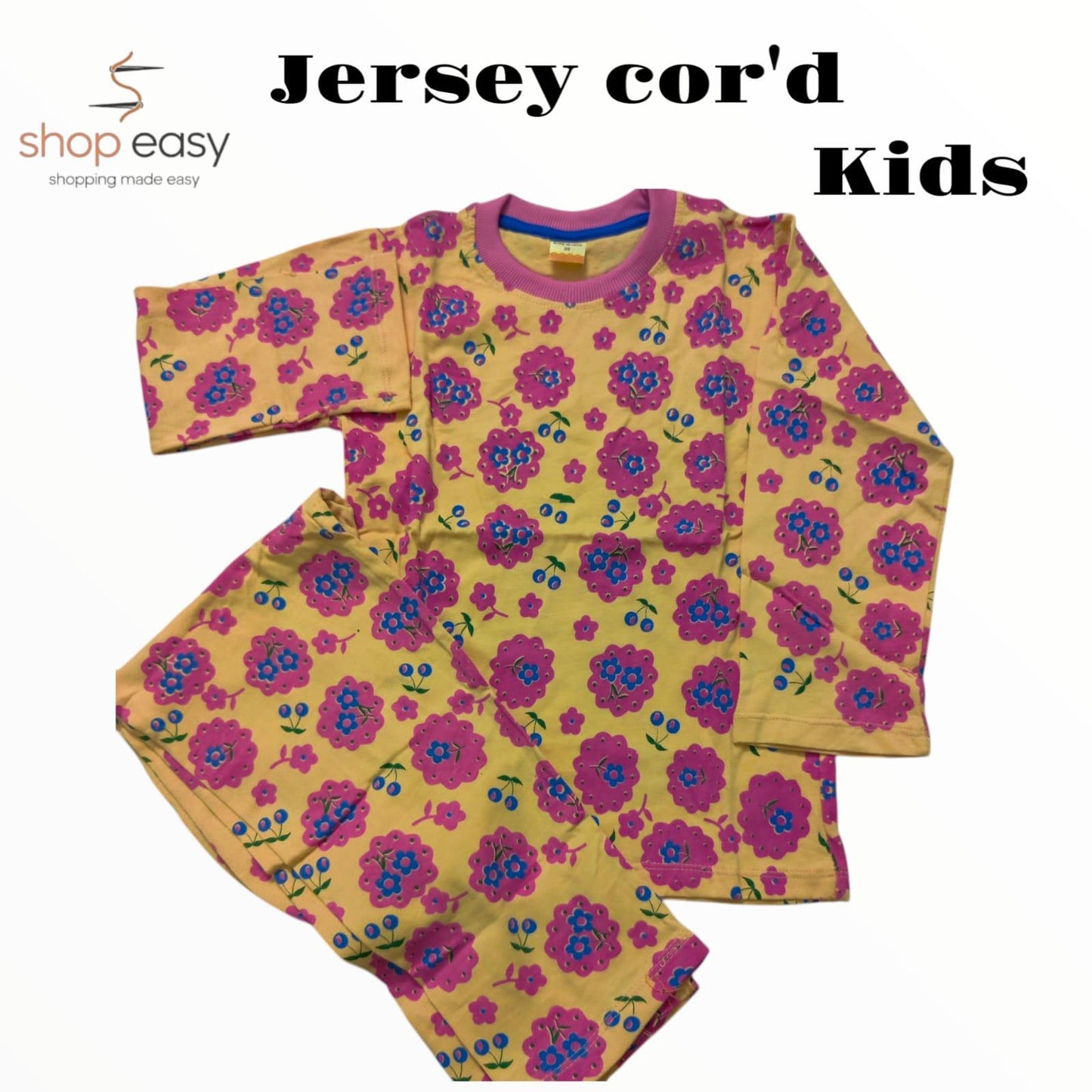 Title: Girls Jersey Cor'd T-Shirt - Soft & Comfortable Casual Wear