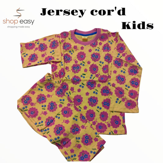 Title: Girls Jersey Cor'd T-Shirt - Soft & Comfortable Casual Wear