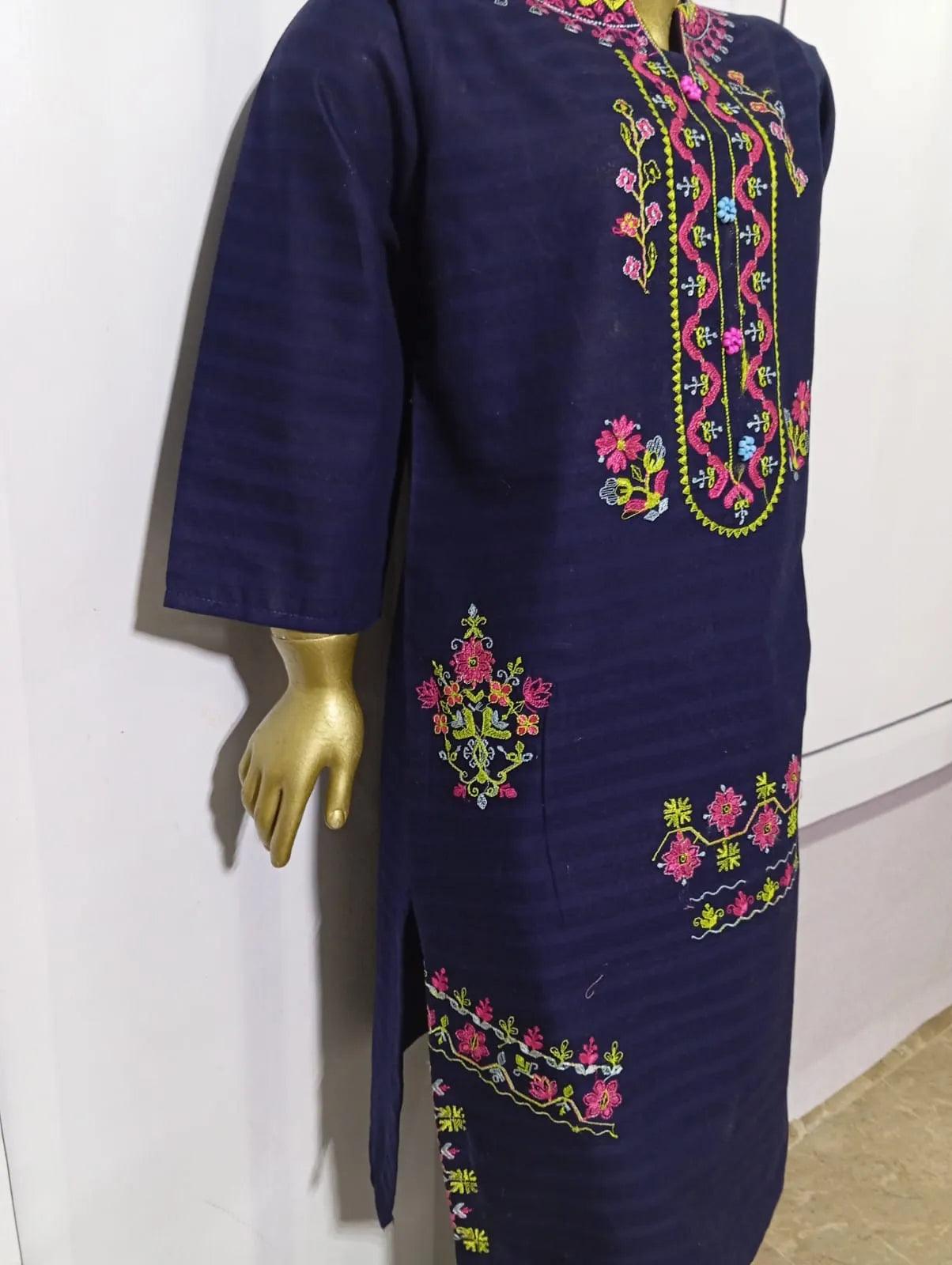 2-Piece Embroidered Jacquard Lawn Suit - Elegant & Comfortable