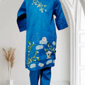 2-Piece Embroidered Pure Doria Lawn Suit