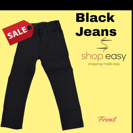 Black Boys Jeans - Classic and Versatile for Kids & Teens