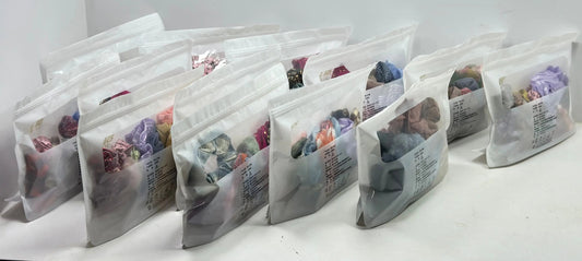 12 PCS Premium Scrunchies Set in Pouch – Soft & Stylish Hair Ties