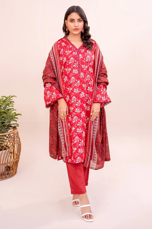 Sohaye 3 Piece Unstitched Printed Lawn Suit – Doriya Edition