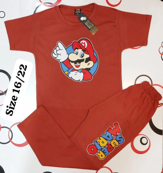 2PCS Kids Fine Jersey Cord Set – Lightweight & Stylish Summer Outfit