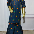 Kids 2PC Embroidered Lawn Suit | Stylish Gharara Style