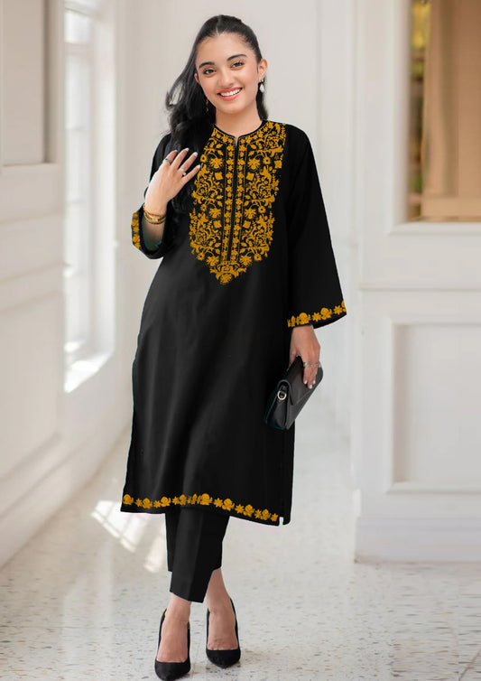 Kid's 2-Piece Embroidered Suit – Elegant Traditional Wear