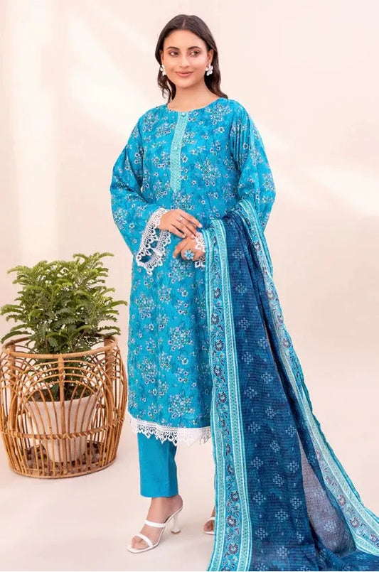 Sohaye 3 Piece Unstitched Lawn Suit – Doriya Collection