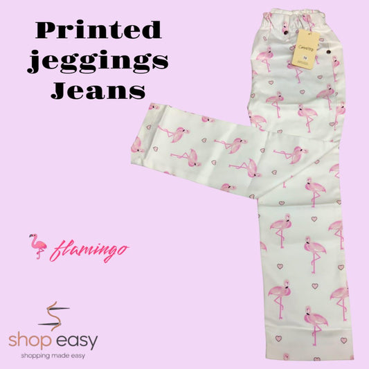 Girls Printed Jeans - Stylish & Trendy Denim