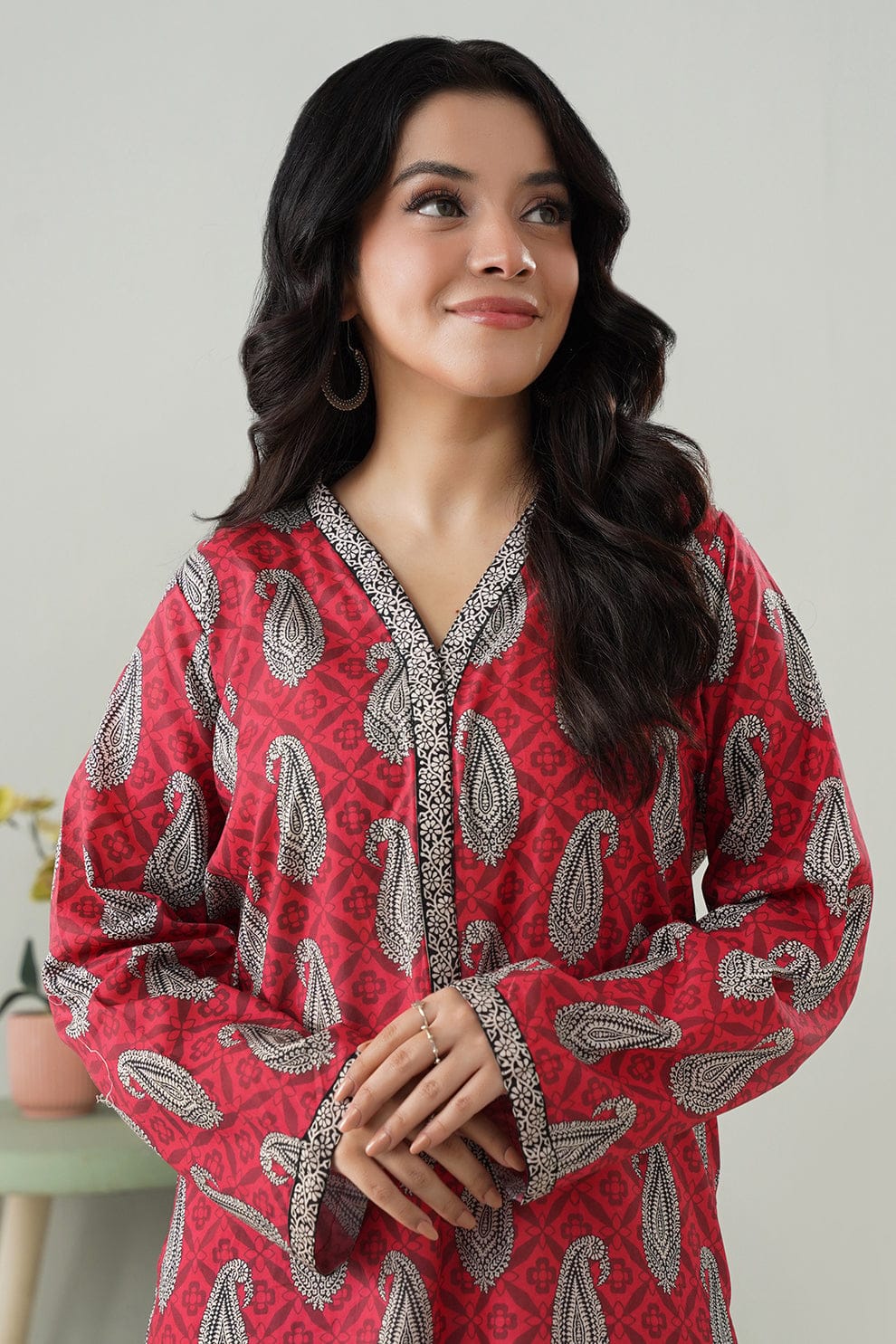 Zellbury Printed Kurta – High-Quality Lawn Fabric