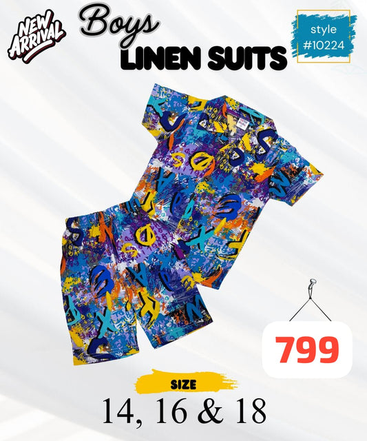 Boys Stylish Summer Suit – Cool & Comfy Outfit