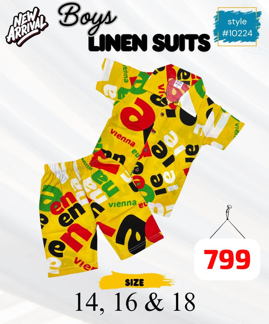 Boys Stylish Summer Suit – Cool & Comfy Outfit
