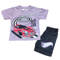 Boys 2-Piece Suit – Hot Wheels Design (Half Sleeves)