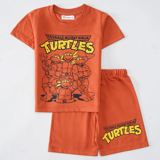 Boys 2-Piece Suit – Ninja Turtles Design (Half Sleeves)