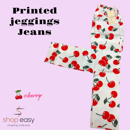 Girls Printed Jeans - Stylish & Trendy Denim