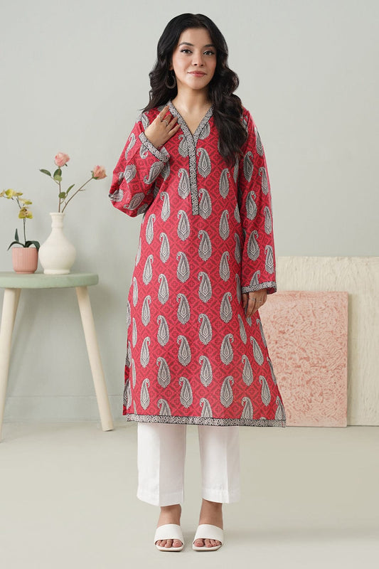 Zellbury Printed Kurta – High-Quality Lawn Fabric
