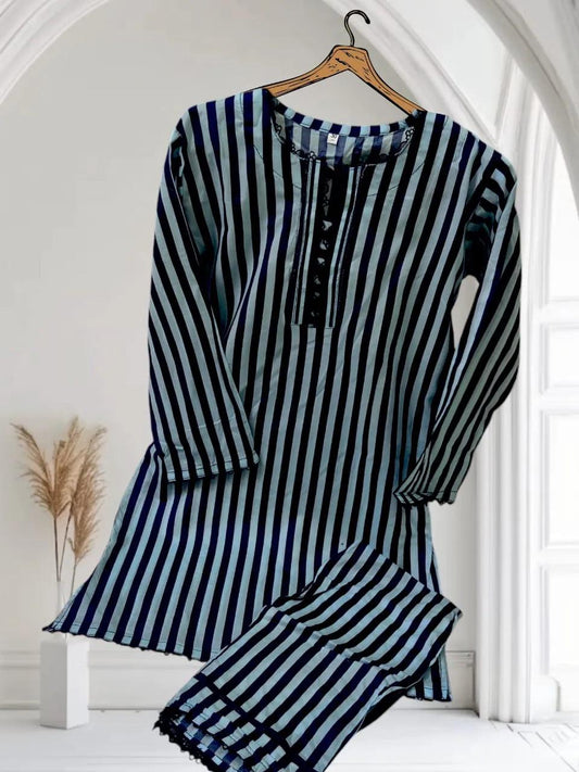 2-Piece Printed Suit